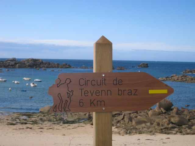 For bikers or runners, Roscoff